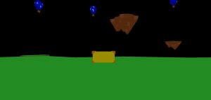 Iles volantes et mongolfieres