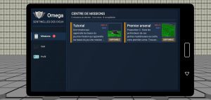 Interface choix de mission