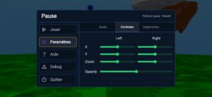 Nouvelle interface de pause